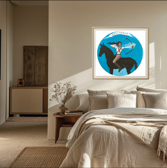 Zodiac Signs Art Prints for "Sleep Sanctuary"